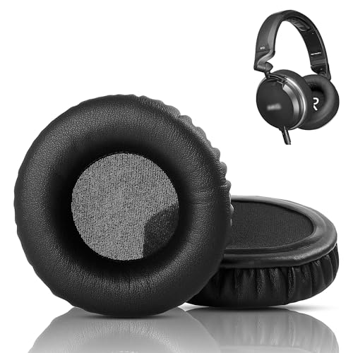 HAIZEEN Ohrpolster kompatibel mit AKG K182 K 182 K-182 Kopfhörer Headset Ohrpolster Ersatzkissen (Protein-Leder/Memory-Schaum) von HAIZEEN