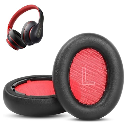 HAIZEEN Ohrpolster kompatibel mit Anker Soundcore Life Q10 BT Q10 Kopfhörer Ohrpolster Ersatzkissen (Protein-Leder/Memory-Schaum) von HAIZEEN