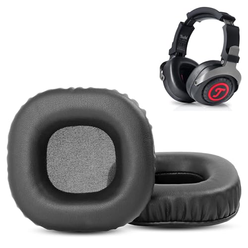 HAIZEEN Ohrpolster kompatibel mit Teufel Turn HiFi Kopfhörer Ohrpolster Ersatzkissen (Protein-Leder/Memory-Schaum) von HAIZEEN
