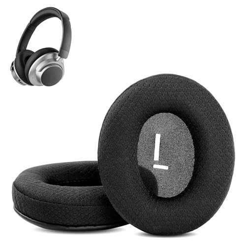 Space NC Ohrpolster, HAIZEEN Ohrpolster kompatibel mit Soundcore Space NC kabellosen Noise Cancelling Kopfhörern Ohrpolster Ersatzkissen (atmungsaktiver Stoff/hochwertiger Schaum) von HAIZEEN