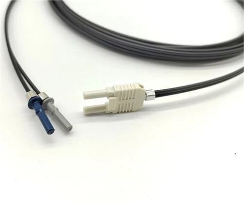 HAIZHI Duplex-Glasfaser-Jumper 2 Stück HFBR-4506Z Anhuagao Dual-Core-Kabel 1-20 m 10 m 5 m(Grey) von HAIZHI