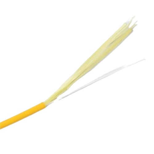 HAIZHI Fiber Optic Cable Tighted 0.9mm G652D Singlemode Colored Cable Blue orange White Gray Brown Fibre Wire 2.5km/roll 2500mtr(Brown) von HAIZHI