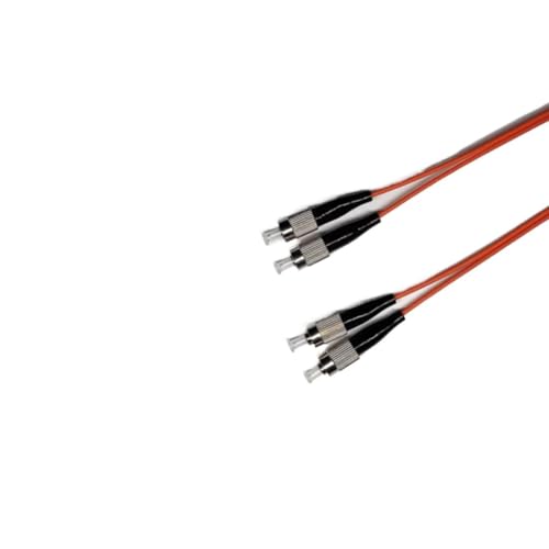 HAIZHI Glasfaser-Patchkabel FC-FC OM1 OM2 Duplex 20 m 30 m 100 m FC DX Multimode-Kabel 1 m 2 m 3 m 5 m 7 m 10 m Glasfaser-Jumper(100m 1pc OM2) von HAIZHI