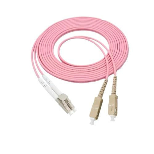 HAIZHI Glasfaser-Patchkabel LC-SC OM4 Duplex 20 m 30 m 100 m SC-LC DX Multimode-Kabel 1 m 2 m 3 m 5 m 7 m 10 m Glasfaser-Jumper(90m 1pc OM4) von HAIZHI