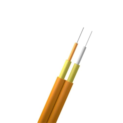 HAIZHI Glasfaserkabel 100 m Duplex SM 2 mm 3 mm Gelb G652D G657A1 G657A2 Indoor Dual Core for Glasfaser-Patchkabel 1 km/Rolle ftth-Kabel(2mm G657A2) von HAIZHI
