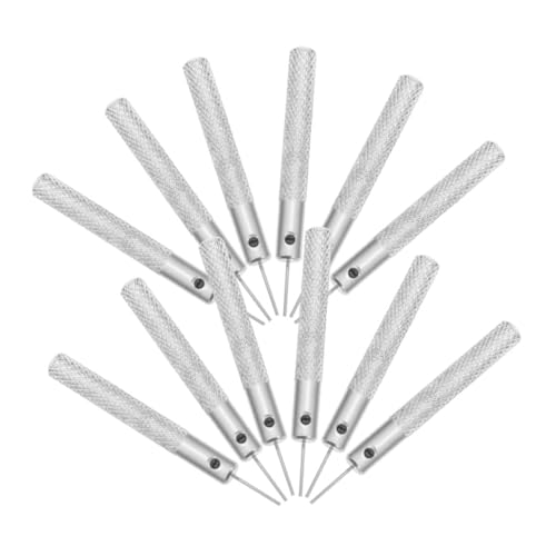 HAKIDZEL 12 Stück Pin zum Entfernen der Handykarte Sehen Sie Sich Band Link Pins an Ersatz-Set für Uhrenarmbandstifte Werkzeug zum Auswerfen der SIM-Karte Uhrnadel Mobile Pins Eisen Silber von HAKIDZEL
