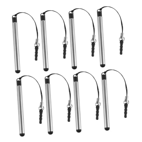 HAKIDZEL 8 Stück Touchscreen-Stift Stift für Touchscreen Stylisten-Stifte winziger Stift kapazitiver Eingabestift Stift für Telefon Tablet-Stifte für Touchscreens Mini-Stift Metall Schwarz HAKIDZEL 8 Stück Touchscreen-Stift Stift für Touchscreen Stylisten-Stifte winziger Stift kapazitiver Eingabestift Stift für Telefon Tablet-Stifte für Touchscreens Mini-Stift Metall Schwarz von HAKIDZEL