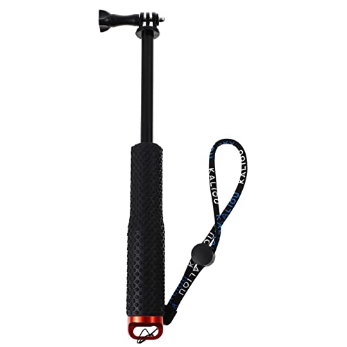 HAKIDZEL Erweiterbarer Selfie Stick aus Aluminiumlegierung für Sportkameras für Reisen Tauchen Snowboarden Familienausflüge Rutschfester HAKIDZEL Erweiterbarer Selfie Stick aus Aluminiumlegierung für Sportkameras für Reisen Tauchen Snowboarden Familienausflüge Rutschfester von HAKIDZEL