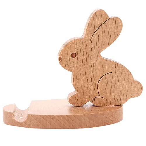 HAKIDZEL Handyhalter für Klassenzimmer Niedlicher Hasen Handyständer aus Holz Stabiler Tischständer für Mobile Geräte für Dekoratives Element HAKIDZEL Handyhalter für Klassenzimmer Niedlicher Hasen Handyständer aus Holz Stabiler Tischständer für Mobile Geräte für Dekoratives Element von HAKIDZEL