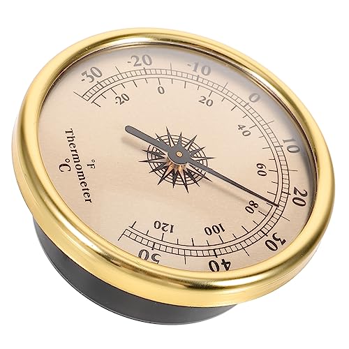 HAKIDZEL Wandthermometer Runder Temperaturmesser Präzise Raumtemperaturmessung für Innen und Außen für Wetterstation Garten Wohnzimmer HAKIDZEL Wandthermometer Runder Temperaturmesser Präzise Raumtemperaturmessung für Innen und Außen für Wetterstation Garten Wohnzimmer von HAKIDZEL