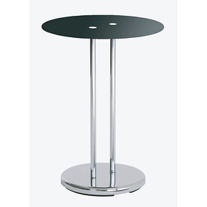 HAKU Möbel Beistelltisch Glas schwarz 40,0 x 40,0 x 55,0 cm von HAKU Möbel