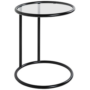 HAKU Möbel Beistelltisch Glas schwarz 45,0 x 45,0 x 55,0 cm von HAKU Möbel