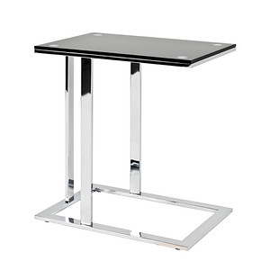 HAKU Möbel Beistelltisch Glas schwarz 54,0 x 37,0 x 58,0 cm HAKU Möbel Beistelltisch Glas schwarz 54,0 x 37,0 x 58,0 cm von HAKU Möbel
