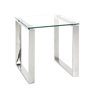 HAKU Möbel Beistelltisch Glas transparent 42,0 x 42,0 x 45,0 cm von HAKU Möbel