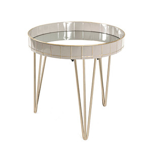 HAKU Möbel Beistelltisch Spiegelglas gold-taube 51,0 x 51,0 x 50,0 cm HAKU Möbel Beistelltisch Spiegelglas gold-taube 51,0 x 51,0 x 50,0 cm von HAKU Möbel