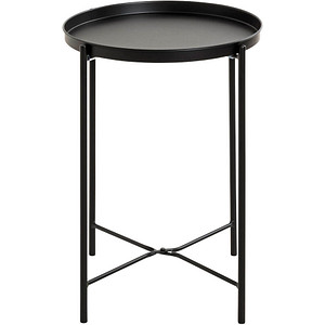 HAKU Möbel Beistelltisch Metall schwarz 39,0 x 39,0 x 50,0 cm von HAKU Möbel