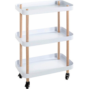 HAKU Möbel Beistelltisch Metall weiß 50,0 x 30,0 x 76,0 cm von HAKU Möbel