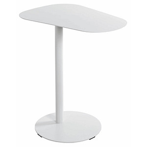 HAKU Möbel Beistelltisch Metall weiß 53,0 x 38,0 x 60,0 cm von HAKU Möbel