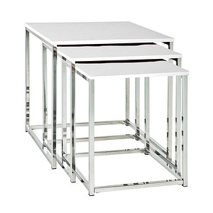HAKU Möbel Beistelltische-Set weiß von HAKU Möbel
