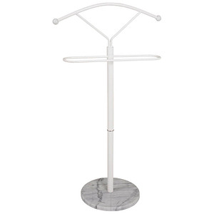 HAKU Möbel Herrendiener 81303 weiß Metall 50,0 x 105,0 cm von HAKU Möbel
