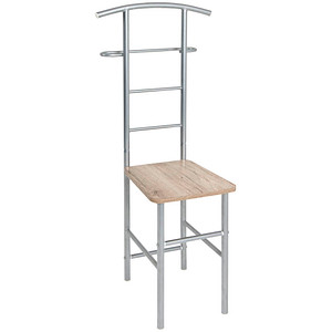 HAKU Möbel Herrendiener 81950 grau Metall 46,0 x 109,0 cm von HAKU Möbel