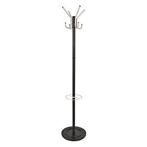 HAKU Möbel Kleiderständer 88599 schwarz Metall 4 Haken 36,0 x 182,0 cm HAKU Möbel Kleiderständer 88599 schwarz Metall 4 Haken 36,0 x 182,0 cm von HAKU Möbel