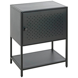 HAKU Möbel Konsole Nachttisch Metall schwarz 45,0 x 30,0 x 60,0 cm von HAKU Möbel