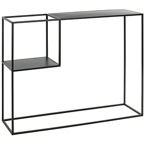 HAKU Möbel Konsolentisch Metall schwarz 100,0 x 30,0 x 80,0 cm HAKU Möbel Konsolentisch Metall schwarz 100,0 x 30,0 x 80,0 cm von HAKU Möbel