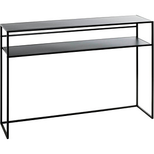 HAKU Möbel Konsolentisch Metall schwarz 112,0 x 28,0 x 81,0 cm von HAKU Möbel
