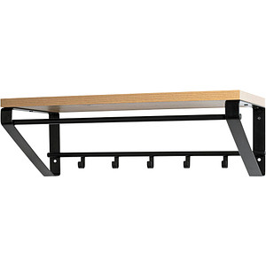 HAKU Möbel Wandgarderobe 13945 eiche Holz 5 Haken 70,0 x 23,0 cm HAKU Möbel Wandgarderobe 13945 eiche Holz 5 Haken 70,0 x 23,0 cm von HAKU Möbel