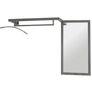 HAKU Möbel Wandgarderobe 16896 anthrazit Metall 3 Haken 108,0 x 75,0 cm HAKU Möbel Wandgarderobe 16896 anthrazit Metall 3 Haken 108,0 x 75,0 cm von HAKU Möbel
