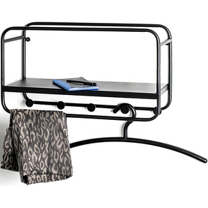 HAKU Möbel Wandgarderobe 23506 schwarz Metall 5 Haken 45,0 x 25,0 cm HAKU Möbel Wandgarderobe 23506 schwarz Metall 5 Haken 45,0 x 25,0 cm von HAKU Möbel