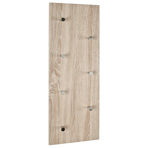 HAKU Möbel Wandgarderobe 42090 braun Holz 7 Haken 80,0 x 30,0 cm von HAKU Möbel