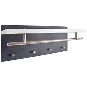 HAKU Möbel Wandgarderobe 42517 weiß Holz 4 Haken 75,0 x 30,0 cm HAKU Möbel Wandgarderobe 42517 weiß Holz 4 Haken 75,0 x 30,0 cm von HAKU Möbel