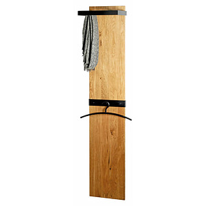 HAKU Möbel Wandgarderobe 54337 eiche Holz 5 Haken 35,0 x 175,0 cm von HAKU Möbel