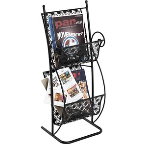 HAKU Möbel Zeitungsständer 19594 schwarz Metall, DIN A4 HAKU Möbel Zeitungsständer 19594 schwarz Metall, DIN A4 von HAKU Möbel