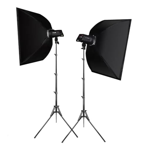 HAKUTATZ® LED Softbox Studio Dauerlicht Set Foto Studio Daylight (II) von HAKUTATZ