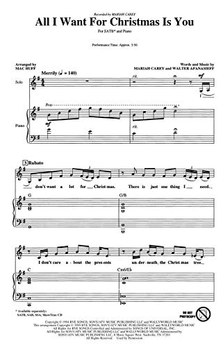 All I Want for Christmas Is You - ShowTrax CD All I Want for Christmas Is You - ShowTrax CD von HAL LEONARD