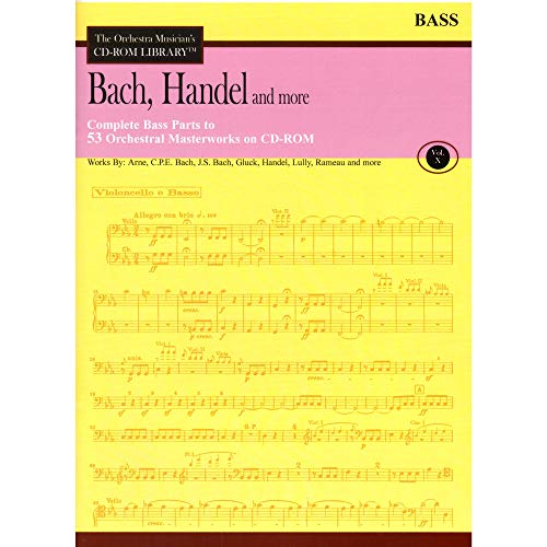 Bach, Handel and More - Volume 10 CD ROM The Orchestra Musician's CD-ROM Library - Double Bass von HAL LEONARD
