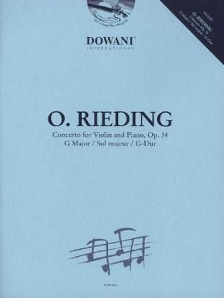 Dowani RIEDING O. - CONCERTO FOR VIOLIN & PIANO OP.34 + CD Klassische Noten Violine von HAL LEONARD