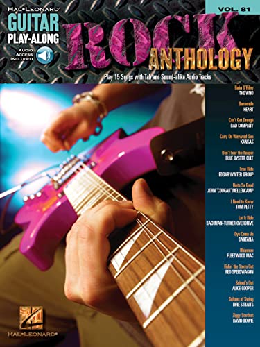 Guitar Play-Along Volume 81: Rock Anthology. Partitions, CD pour Guitare, Tablature Guitare von HAL LEONARD