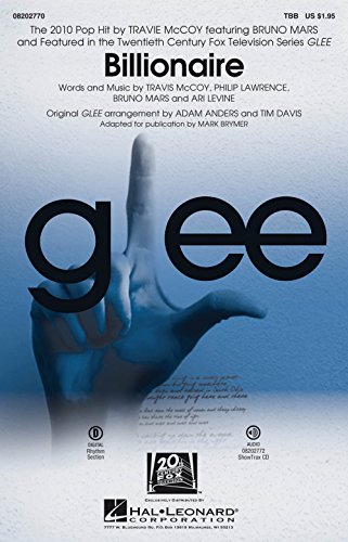 Hal Leonard Billionaire (featured in Glee) ShowTrax CD by Glee Cast Arranged by Adam Anders von HAL LEONARD