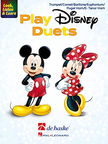 Look, Listen & Learn - Play Disney Duets-2 Trompeten, Kornette, Tenorhörner, Euphonien oder Flügelhörner-BOOK von HAL LEONARD