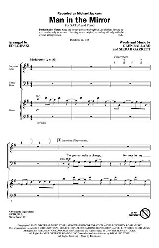 Man in the Mirror - ShowTrax CD Man in the Mirror - ShowTrax CD von HAL LEONARD