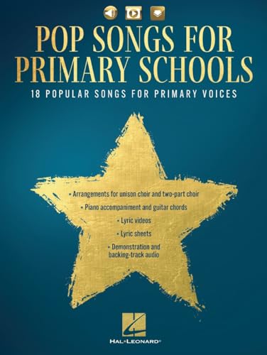 Pop Songs for Primary Schools-Flexible Choir, Piano and Guitar-BOOK+MEDIA-ONLINE von HAL LEONARD