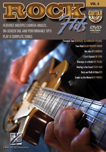 Rock Hits: Guitar Play-along Dvd Volume 6 von Hal Leonard Europe