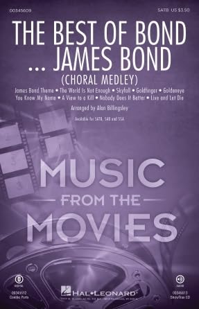 The Best of Bond... James Bond (Choral Medley)-ShowTrax CD-CD von HAL LEONARD
