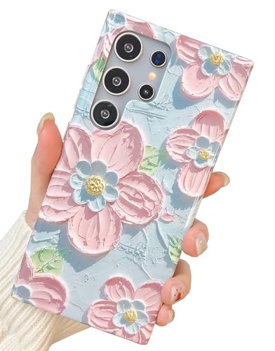 Schutzhülle für Samsung Galaxy, 3D-Blume, niedliches Blumenmuster, dünn, weich, TPU, Blau Schutzhülle für Samsung Galaxy, 3D-Blume, niedliches Blumenmuster, dünn, weich, TPU, Blau von HALATUA