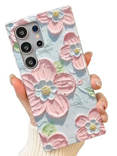 Schutzhülle für Samsung Galaxy, 3D-Blume, niedliches Blumenmuster, dünn, weich, TPU, Blau Schutzhülle für Samsung Galaxy, 3D-Blume, niedliches Blumenmuster, dünn, weich, TPU, Blau von HALATUA
