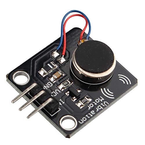 HALJIA 1027 3,0-5,3V/60mA DC Handy Mini Flat Vibrating Motor Shock Motor Modul Handy Vibration Modul DIY Kompatibel mit Arduino von HALJIA